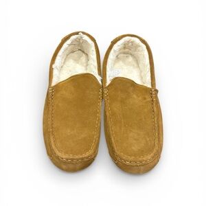 Koolaburra Cozy Tan Suede Loafers for Men